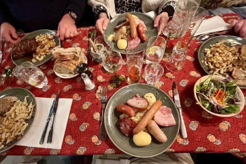 Lunch in a traditionnal Winstub