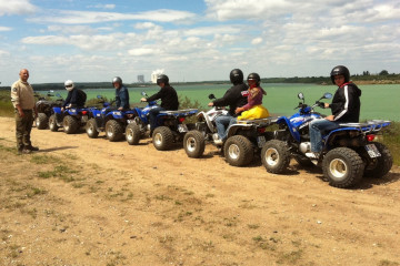 Quad-Tour im Leipziger Seenland