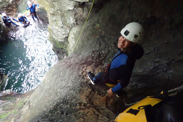 Canyoning with OUTdoor Slovenia