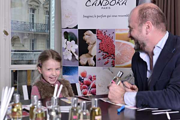 Candora perfume creation workshop for children in Paris