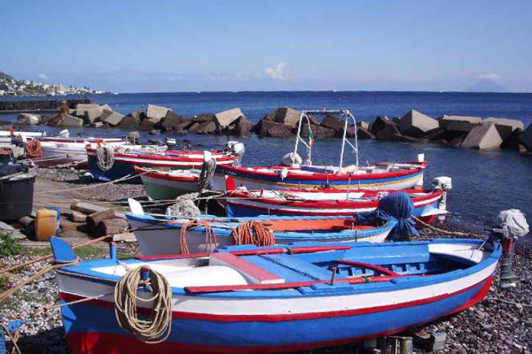 the traditional wooden fisherboat
