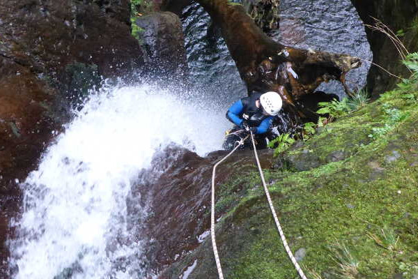 Canyoning Folhado, advanced tour in Madeira