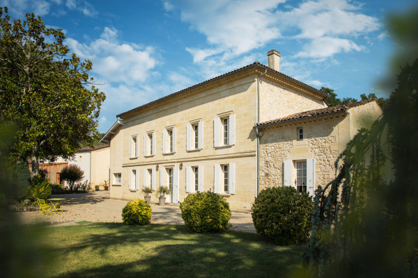 View of the house and the garden