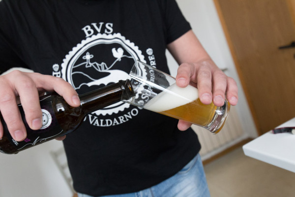 Tasting room at BVS Brewery