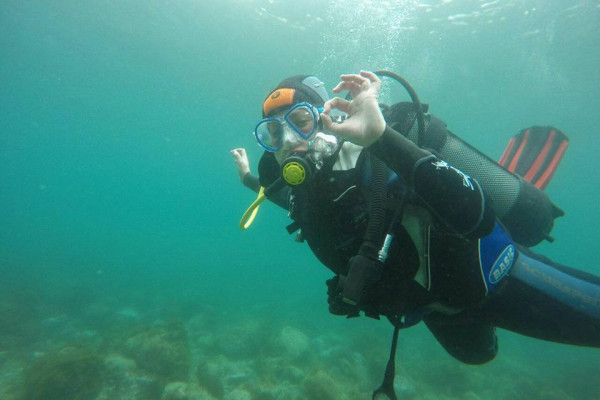 Scuba diving Catania, into the deep