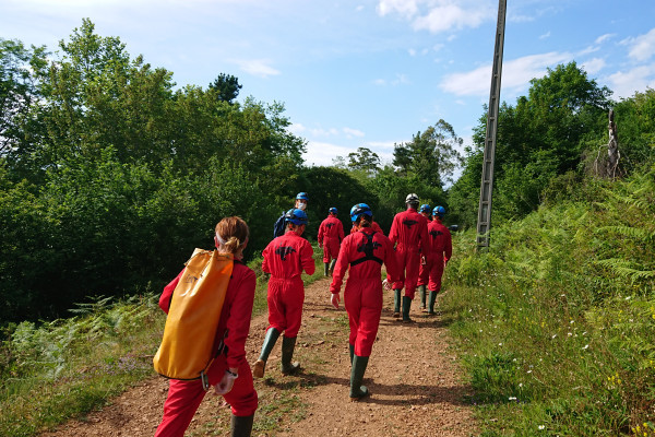 going to the cave
