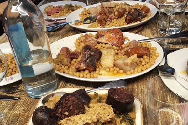 Typical dish (Lebaniego stew)
