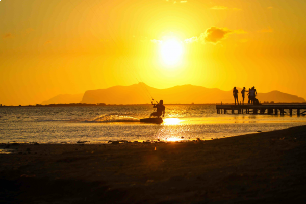 Sunset Kite session in Lo Stagnone.