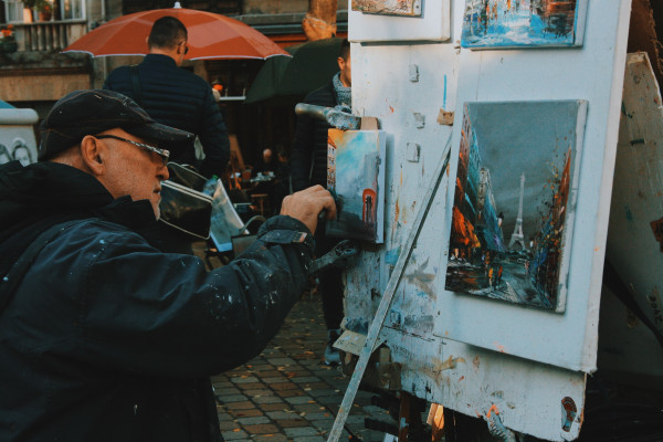 Artist in Montmartre