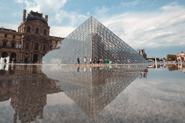 Glass Pyramid at the Louvre