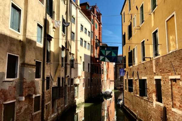 View of the oldest ghetto of the world in Venice