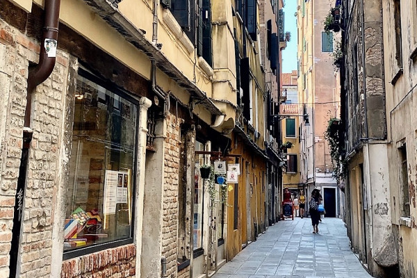 View of the ghetto vecchio of Venice
