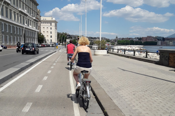 ebike tour Pausilypon return from the seafront