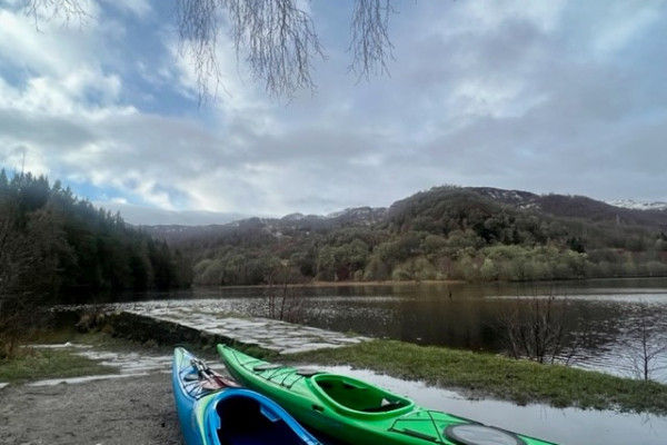 Touring kayaking - Outdoor Explore - Loch Faskally near Pitlochry, Perthshire