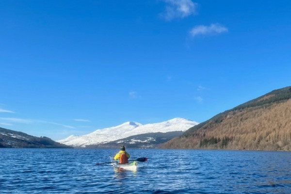 Winter kayak adventure - Outdoor Explore - Loch Tay, Kenmore