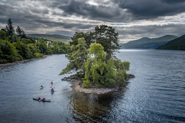 Kayaking in Perthshire - Outdoor Explore - Loch Tay, Kenmore