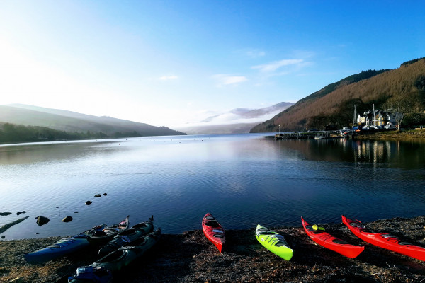 Touring kayaking in Scotland - Outdoor Explore - Loch Tay, Kenmore