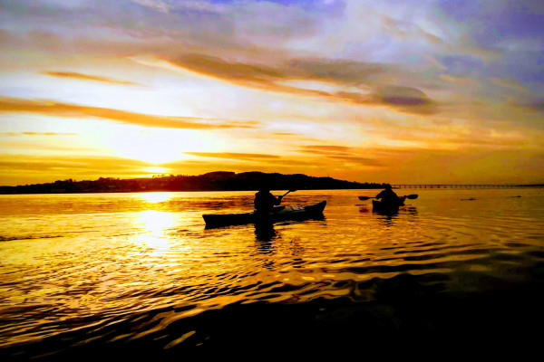 Sunset kayaking near Dundee - Outdoor Explore - Broughty Ferry near Dundee