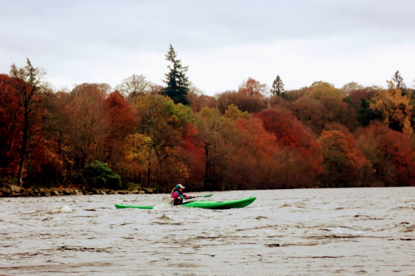 Autumn kayak adventure - Outdoor Explore - River Tay, Perthshire