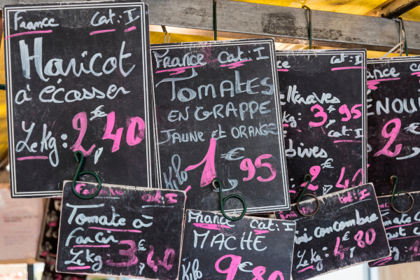 French Food market