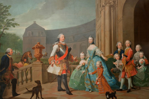 Fürst Carl mit Familie