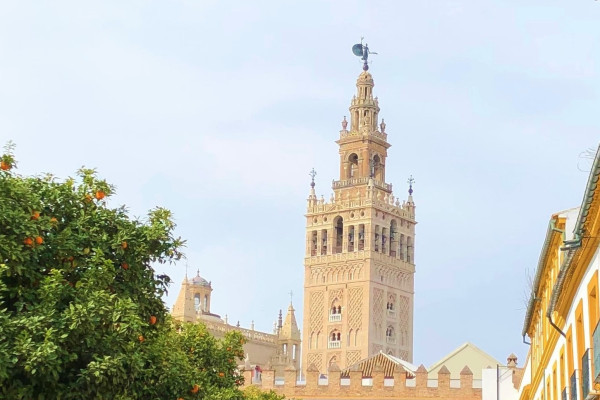 Giralda tower seen from the Royal Alcazar