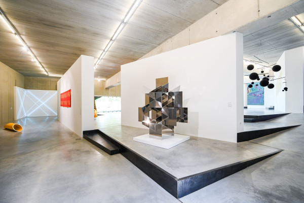 The interior of the art centre, the Philippe Austruy Collection