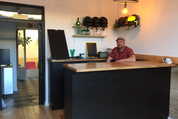 Enjoy a drink back at the shop