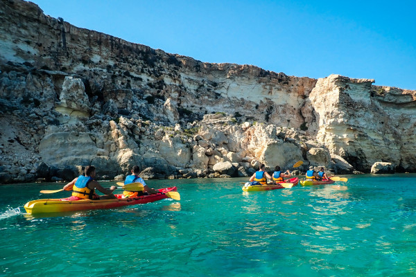 The turquoise waters at Rdum il-Biez bay!