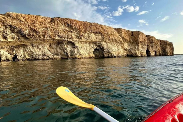 Just before landing on St Paul's Island.