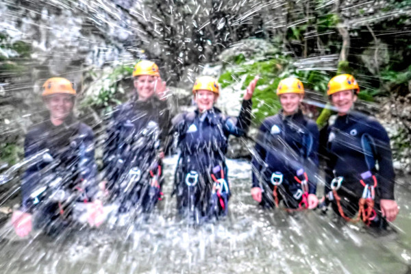fun in the canyon with your friends closed to Verona and Lake Garda