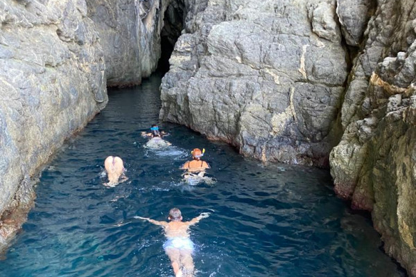 Exploring the caves