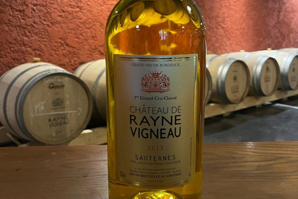Tasting at Chateau de Rayne Vigneau