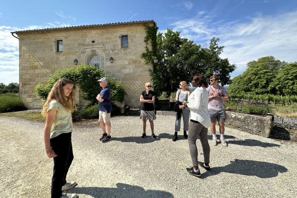 Visit at Chateau Franc-Mayne