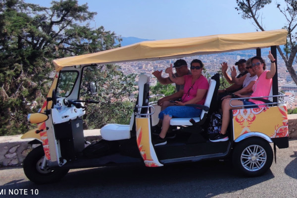 Private tour in électric tuk tuk.