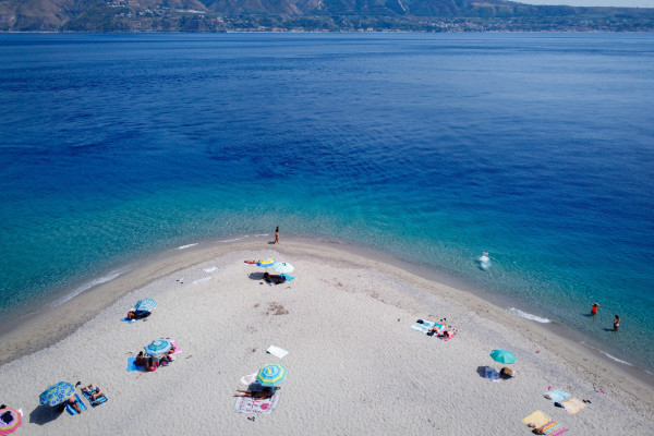 Beach at Torre Faro/Capo Peloro