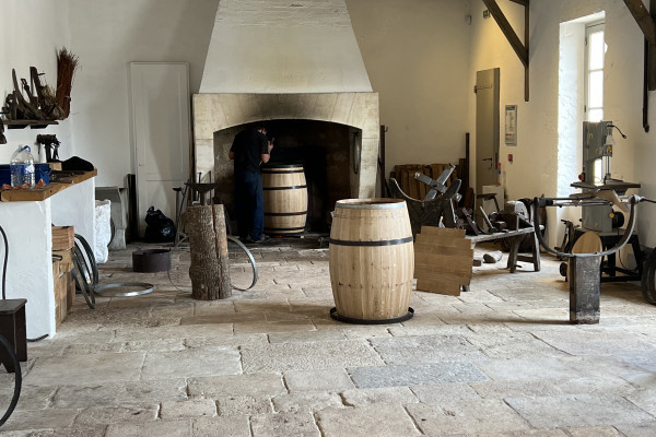 The barrel maker of Chateau Margaux