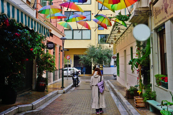 The colorful area of Psirri