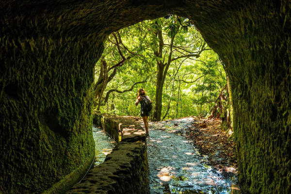 tunnel levada caldeirao verde