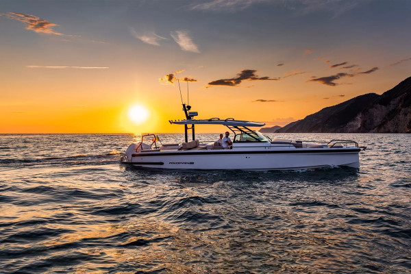 Axopar 37 Sun Top Yacht Rental with Skipper from naples
