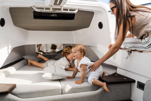 Axopar 37 Sun Top Yacht Rental with Skipper from naples
