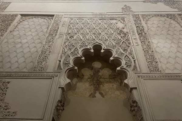 Inside the Synagogue of Cordoba