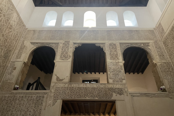 Inside the Synagogue of Cordoba