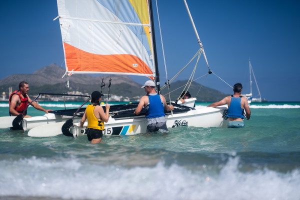 catamaran test lesson