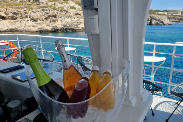 Drinks from the bar