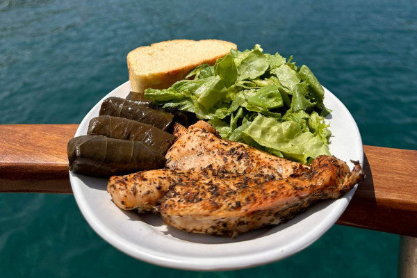 lunch (can also be a vegetarian option)