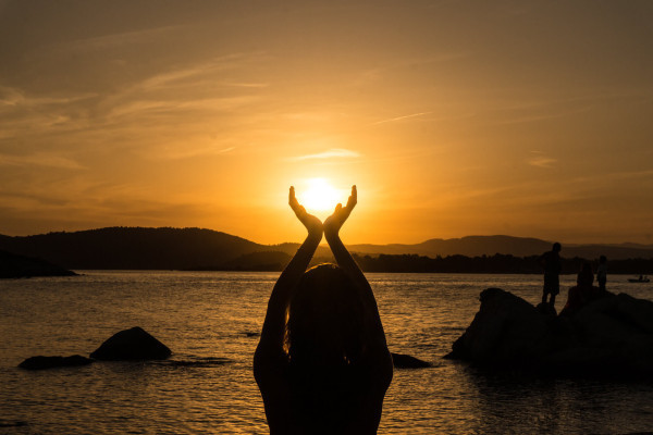 Sunset Diaporos Island and Vourvourou