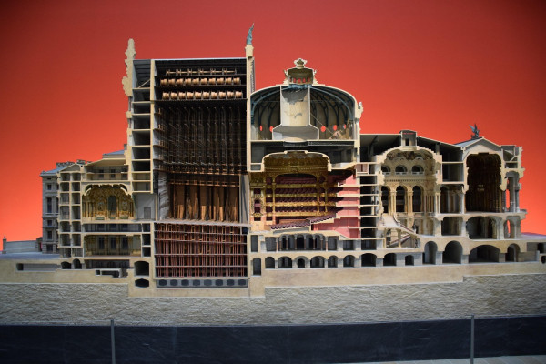 The model of the magnificent Opera Garnier