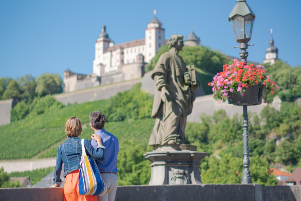 © Congress Tourismus Würzburg, Dietmar Denger
Enjoy the view of Fortress Marienberg and Käppele