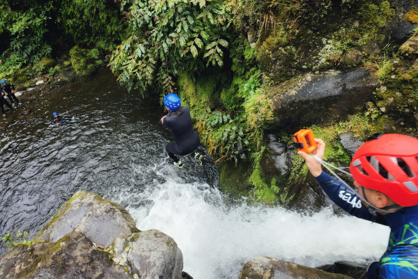Big jump at the end with the guide recording it